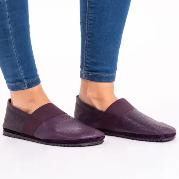 Pololo Barfußschuh für große Kinder und Erwachsene “MN-Apache” lila Letzte 2 Tage