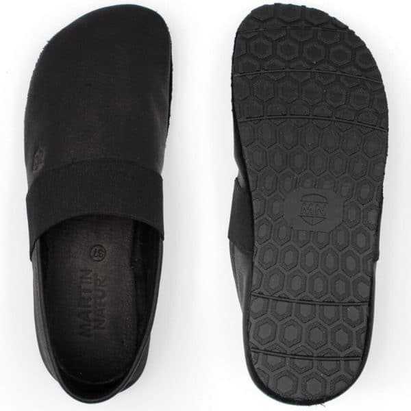 Pololo Barfußschuh für große Kinder und Erwachsene “MN-Apache” schwarz Letzter Tag