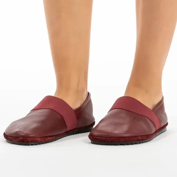 Pololo Barfußschuh für große Kinder und Erwachsene “MN-Apache” weinrot Bis zu 60% Rabatt