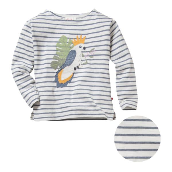 Pololo People Wear Organic Shirt mit Motiv “Kakadu”, aus Bio-Baumwolle Kostenloser Versand