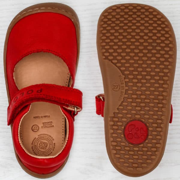 Pololo Barfuß Ballerina Rot Rabatte dieses Monats
