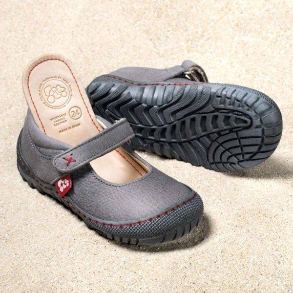 Pololo Ballerina Merce Grau Restbestände in 24 und 25 Begrenztes Angebot