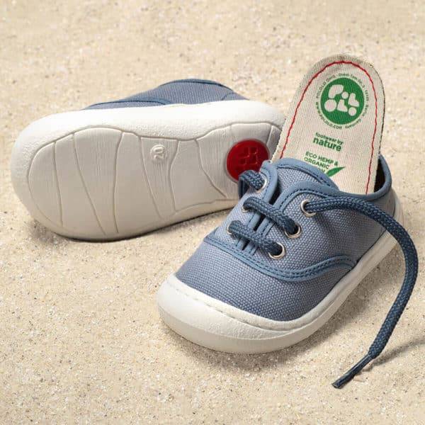 Pololo “Pepe” Baumwoll-Sneaker grau Preisnachlass