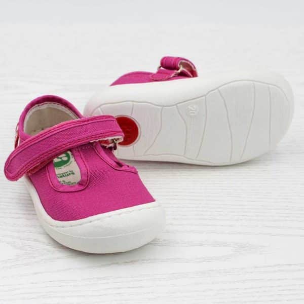 Pololo T-Bar Baumwollsandale “Arena” Pink Weihnachtsangebot
