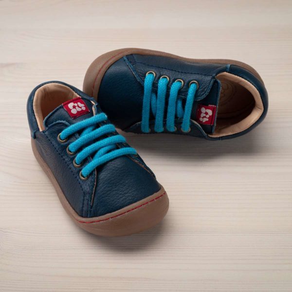 Pololo Sneaker Mini Leder Blau Neueste Mode