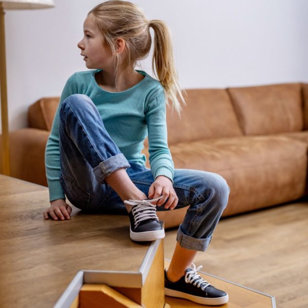 Pololo Veganer Kaktus Sneaker Schwarz Maxi 24-34 Discount Store für neue Produkte