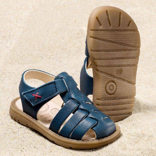 Pololo Sandale Fiesta Blau- Restpaare in Größe 20 & 21 Meist gekauft
