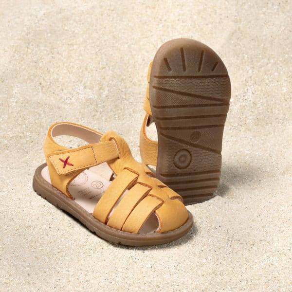 Pololo Sandale Fiesta Gelb – Restpaare in Größe 20 & 21 Blitzverkäufe