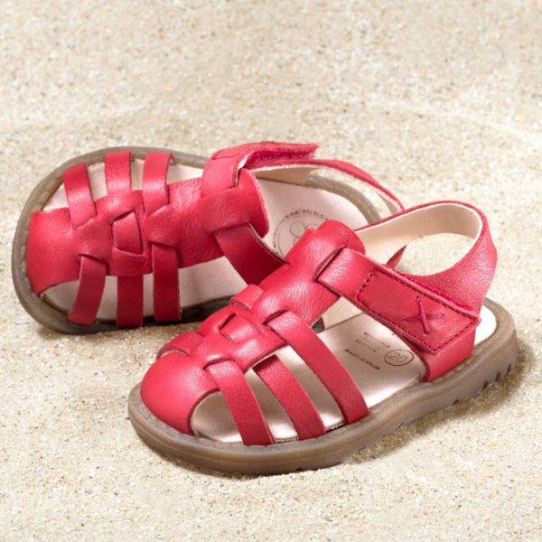 Pololo Sandale Fiesta Rot – Restpaare in Größe 20 & 21 Rabatt
