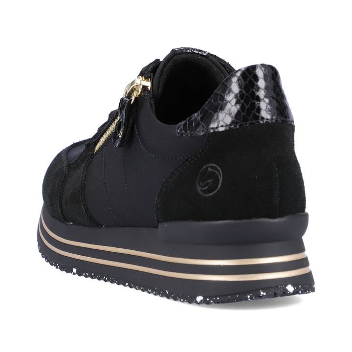 ﻿Remonte Artikelnummer D1316-01 remonte Damen Sneaker mitternachtsschwarz Tiefpreis