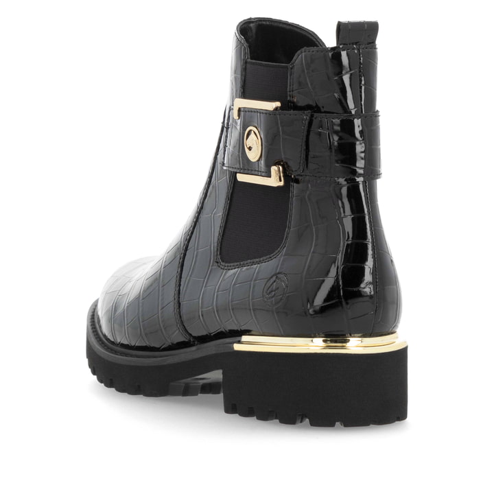 Remonte Artikelnummer D8684-03 remonte Damen Chelsea Boots lackschwarz Begrenzte Freigabe