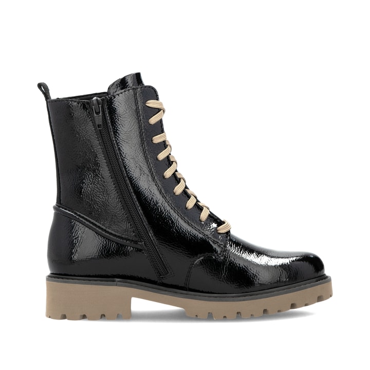 Remonte Artikelnummer D8663-00 remonte Damen Biker Boots glanzschwarz JETZT KAUFEN