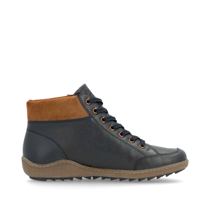 Remonte Artikelnummer R1457-14 remonte Damen Schnürschuhe dunkelblau-nougatbraun Zeitbegrenzte Promotion