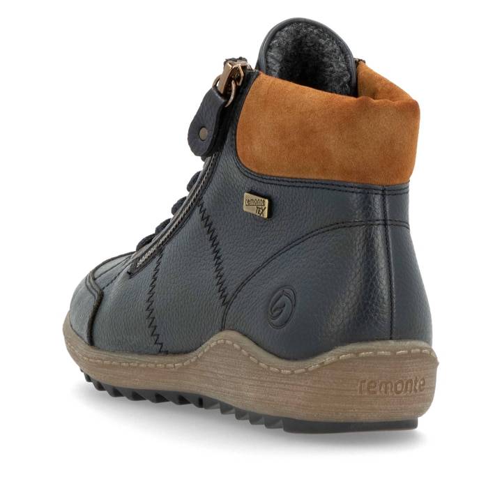 Remonte Artikelnummer R1457-14 remonte Damen Schnürschuhe dunkelblau-nougatbraun Zeitbegrenzte Promotion