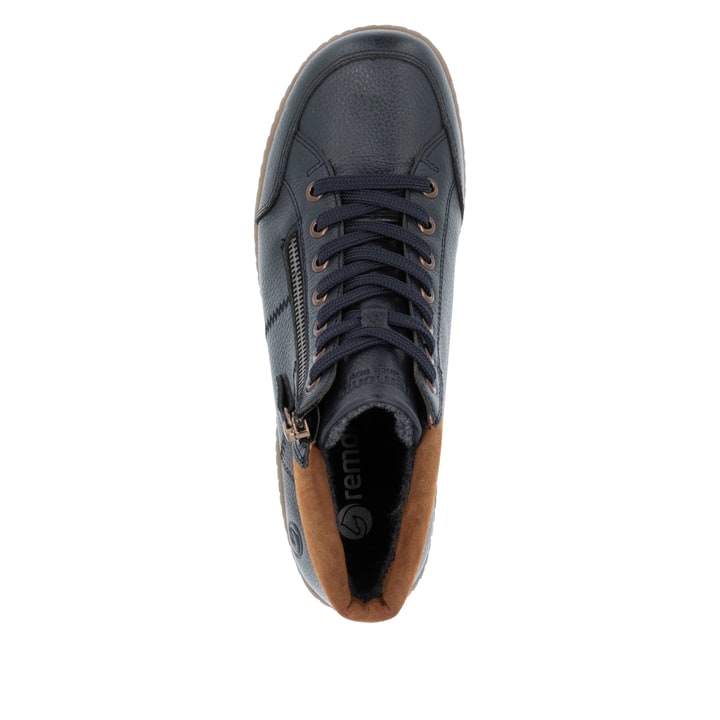 Remonte Artikelnummer R1457-14 remonte Damen Schnürschuhe dunkelblau-nougatbraun Zeitbegrenzte Promotion