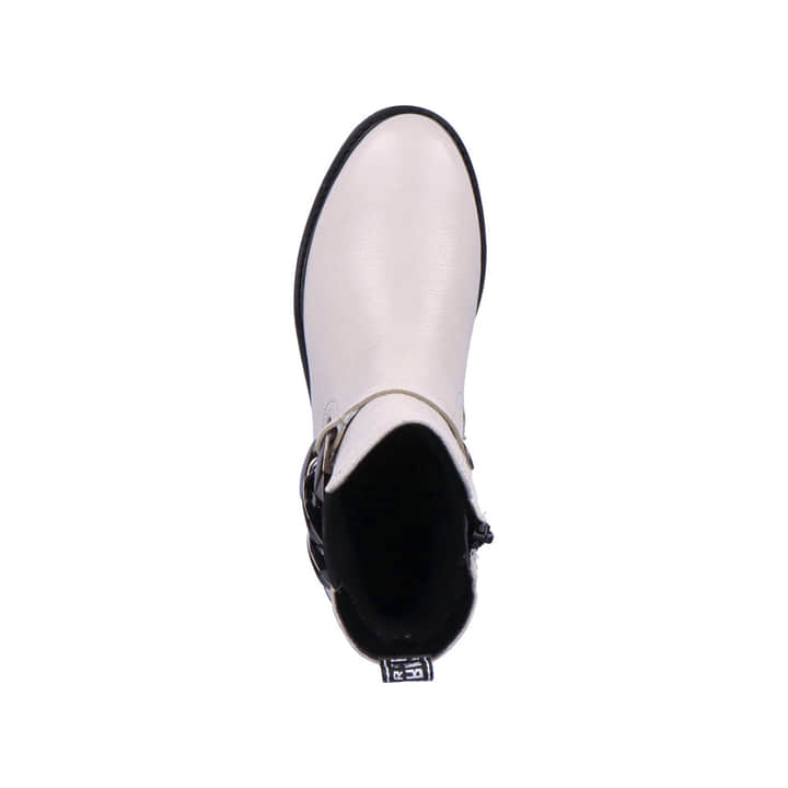 Remonte Artikelnummer D8695-80 remonte Damen Chelsea Boots perlweiß-schwarz 50% Rabatt mit kostenlosem Versand
