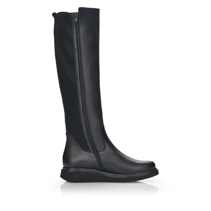 Remonte Artikelnummer D3975-01 remonte Damen Hochschaftstiefel tiefschwarz Clearance-Verkauf