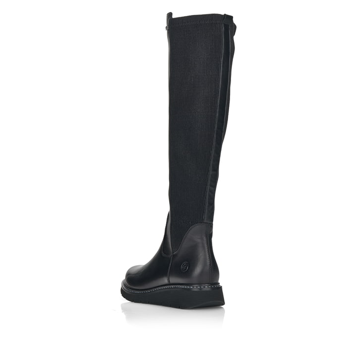 Remonte Artikelnummer D3975-01 remonte Damen Hochschaftstiefel tiefschwarz Clearance-Verkauf