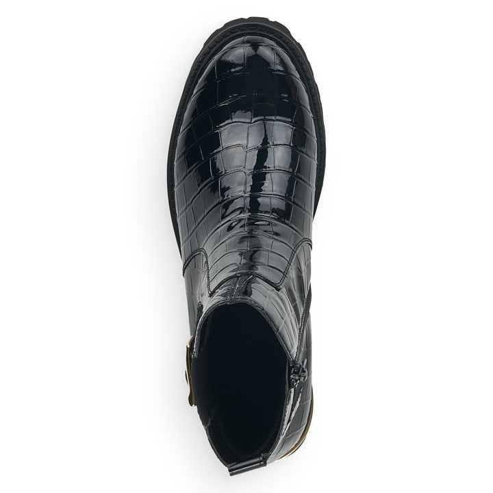 Remonte Artikelnummer D8684-02 remonte Damen Chelsea Boots lackschwarz Kostenloser Versand international
