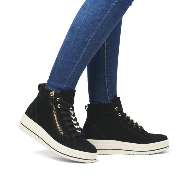 Remonte Artikelnummer D1C70-02 remonte Damen Sneaker tiefschwarz Fabrikladen