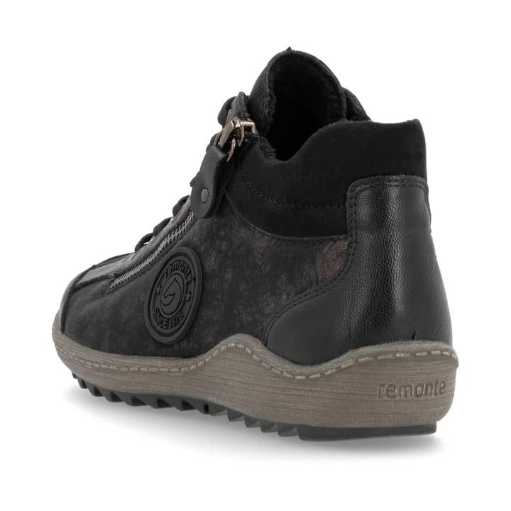 Remonte Artikelnummer R1477-90 remonte Damen Schnürschuhe braunschwarz Großer Ausverkauf