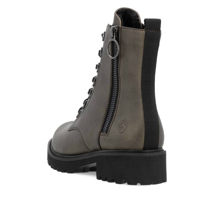 Remonte Artikelnummer D8671-92 remonte Damen Schnürstiefel metallicbraun Black Friday