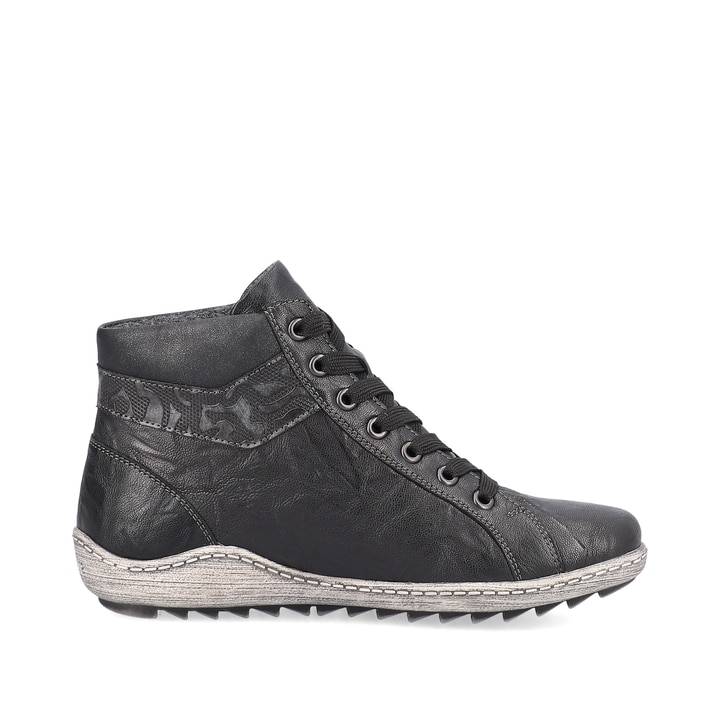 Remonte Artikelnummer R1484-02 remonte Damen Schnürschuhe graphitschwarz Lagerräumung