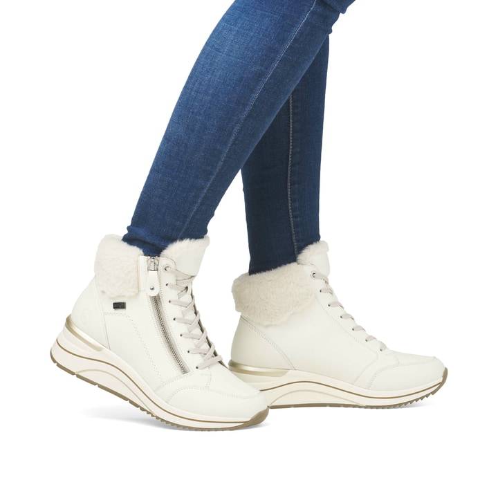 Remonte Artikelnummer D0T77-80 remonte Damen Schnürstiefel schneeweiß Exklusive Angebote