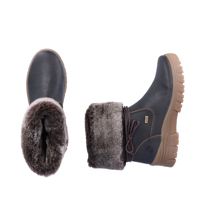 Remonte Artikelnummer D0E70-01 remonte Damen Kurzstiefel tiefschwarz Räumungsverkauf
