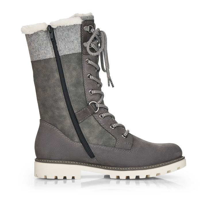 Remonte Artikelnummer D8474-45 remonte Damen Hochschaftstiefel mondgrau Letzte 2 Tage