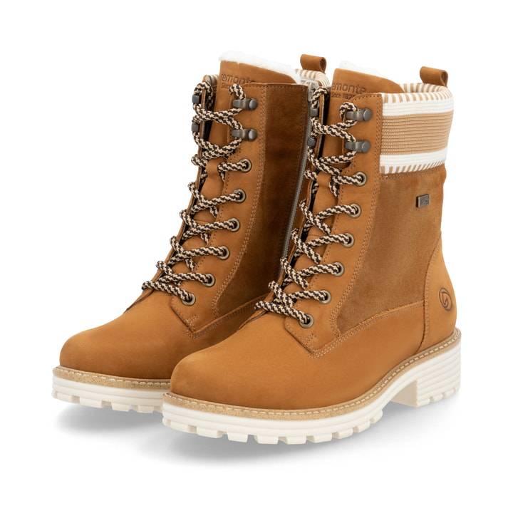Remonte Artikelnummer D0W77-22 remonte Damen Schnürstiefel kupfer 50% Rabatt mit kostenlosem Versand