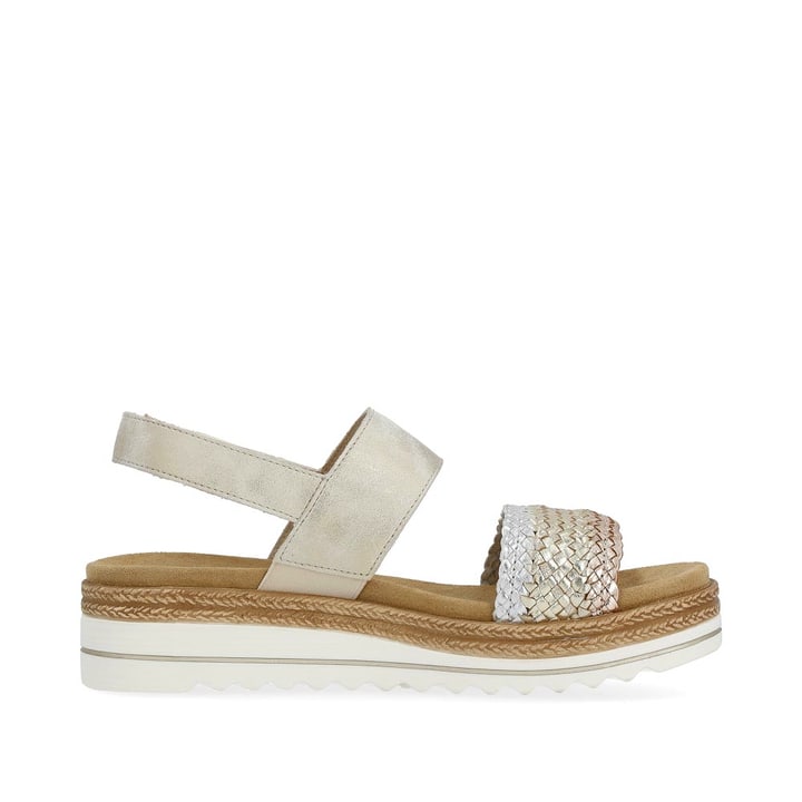 Remonte Artikelnummer D0Q56-90 remonte Damen Riemchensandalen beige-metallic Kostenloser Versand international