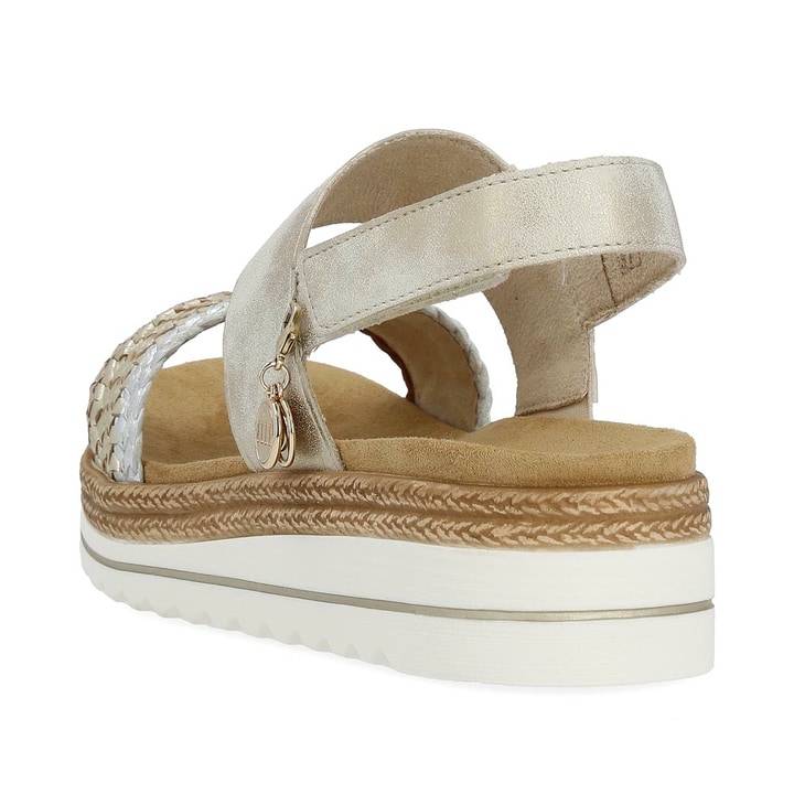 Remonte Artikelnummer D0Q56-90 remonte Damen Riemchensandalen beige-metallic Kostenloser Versand international
