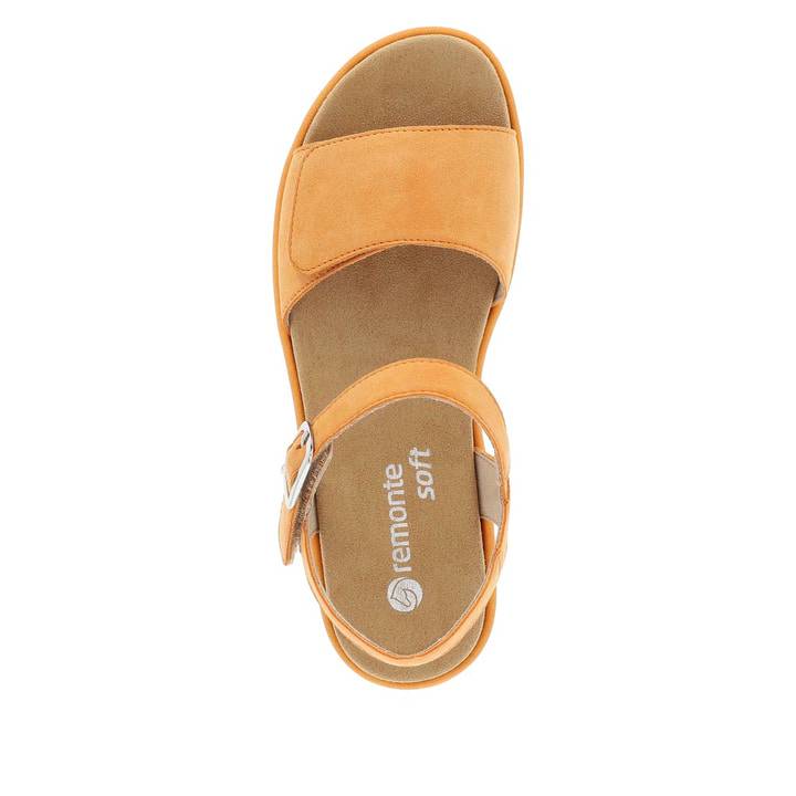 Remonte Artikelnummer D1N50-38 remonte Damen Riemchensandalen safranorange Fabrikladen