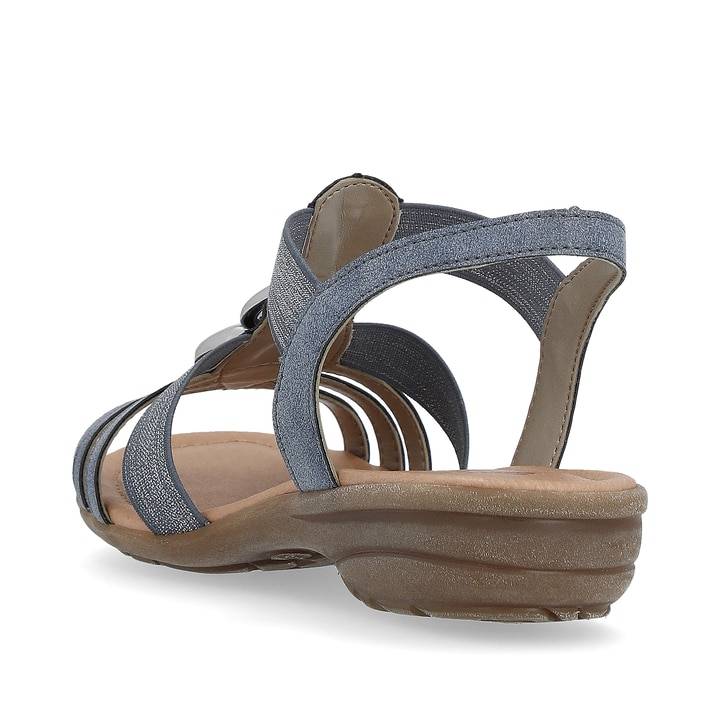 Remonte Artikelnummer R3605-12 remonte Damen Riemchensandalen schieferblau-silber Begrenzt auf 3 Tage