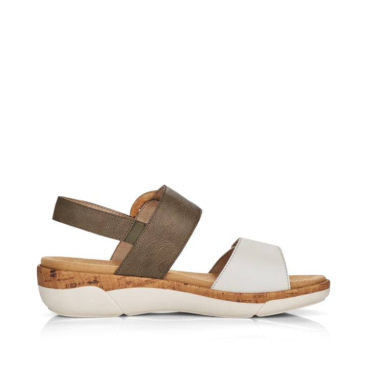 Remonte Artikelnummer R6853-54 remonte Damen Riemchensandalen olivgrün-altweiß zollfrei