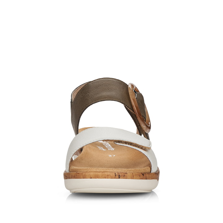 Remonte Artikelnummer R6853-54 remonte Damen Riemchensandalen olivgrün-altweiß zollfrei