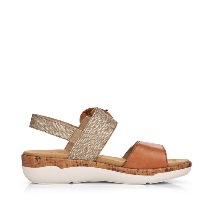 Remonte Artikelnummer R6853-90 remonte Damen Riemchensandalen karamellbraun 50% Rabatt für begrenzte Zeit