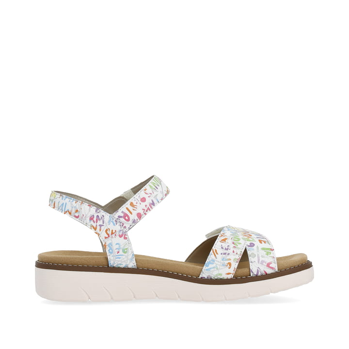 Remonte Artikelnummer D2049-81 remonte Damen Riemchensandalen multicolored-weiß Rabatte dieses Monats