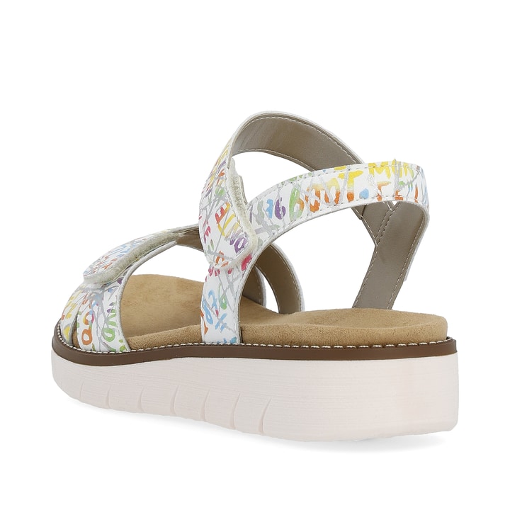 Remonte Artikelnummer D2049-81 remonte Damen Riemchensandalen multicolored-weiß Rabatte dieses Monats