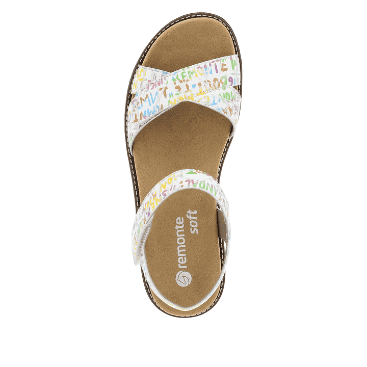 Remonte Artikelnummer D2049-81 remonte Damen Riemchensandalen multicolored-weiß Rabatte dieses Monats