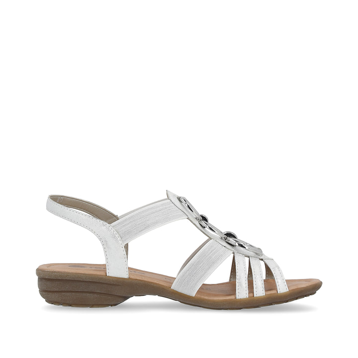 Remonte Artikelnummer R3605-80 remonte Damen Riemchensandalen blütenweiß-silber Online