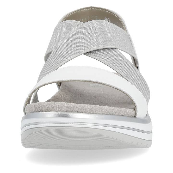 Remonte Artikelnummer D1J50-80 remonte Damen Riemchensandalen graphitgrau-reinweiß Outlet