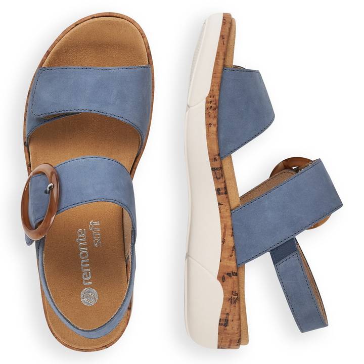 Remonte Artikelnummer R6853-14 remonte Damen Riemchensandalen ozeanblau Verkauf