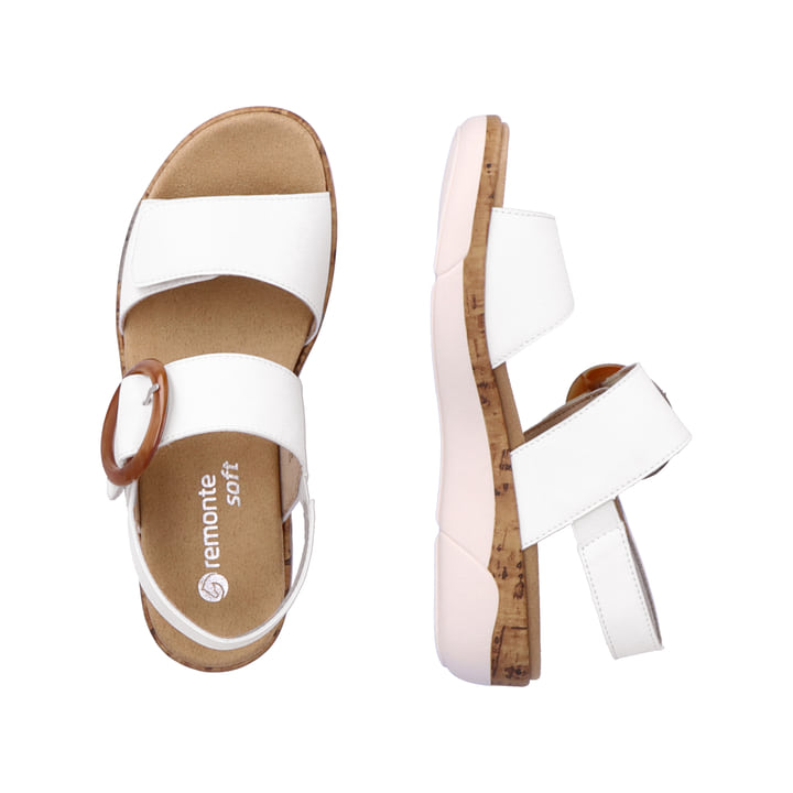 Remonte Artikelnummer R6853-80 remonte Damen Riemchensandalen edelweiß Angebote