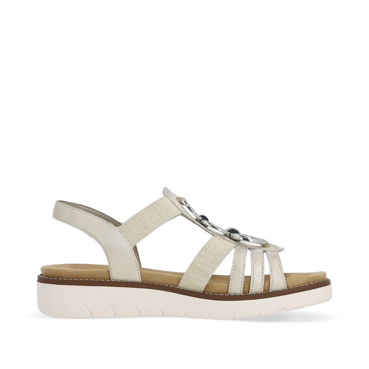 Remonte Artikelnummer D2073-60 remonte Damen Riemchensandalen cremebeige-silber Hotsell