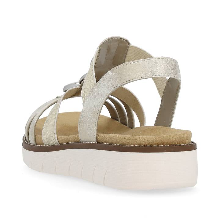 Remonte Artikelnummer D2073-60 remonte Damen Riemchensandalen cremebeige-silber Hotsell