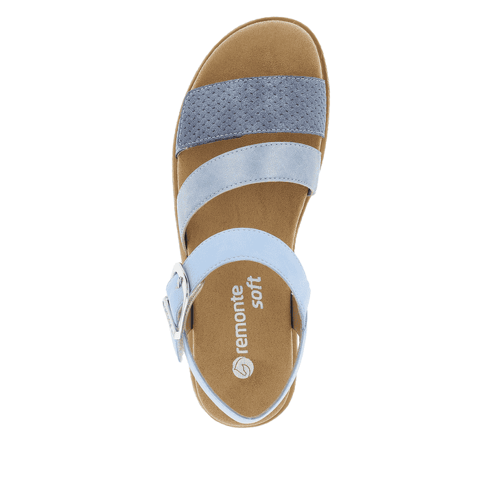 Remonte Artikelnummer D0Q55-12 remonte Damen Riemchensandalen himmelblau Günstiger Verkauf