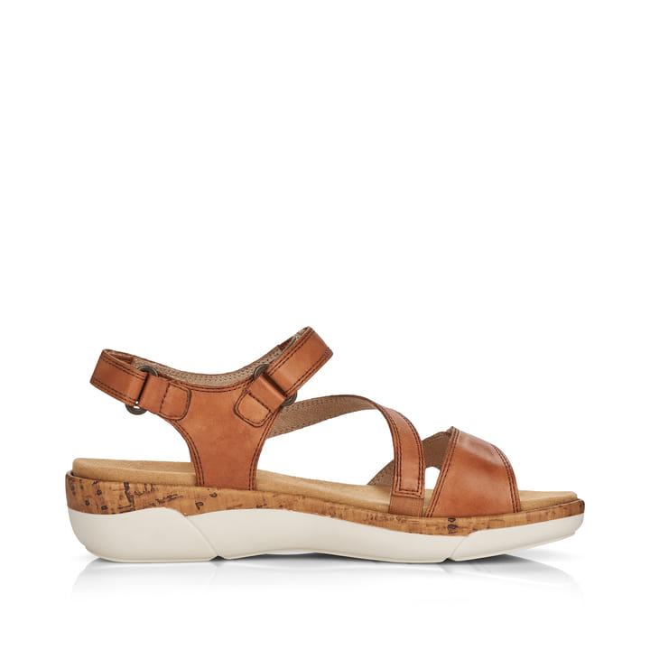 Remonte Artikelnummer R6850-22 remonte Damen Riemchensandalen karamellbraun Fabrikverkauf