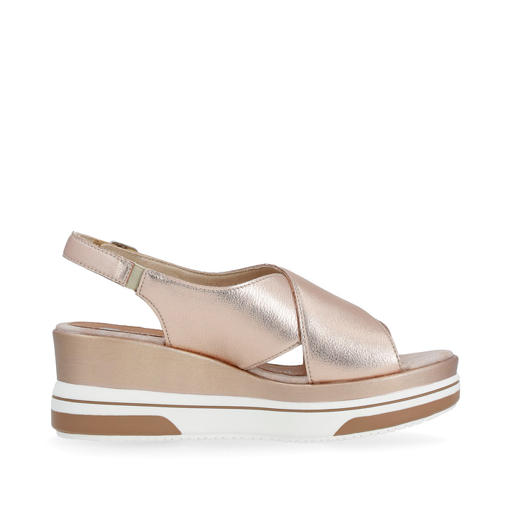 Remonte Artikelnummer D1P53-31 remonte Damen Keilsandaletten metallicrosé Rabatt